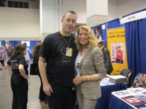 Me with Leslie Easterbrook.